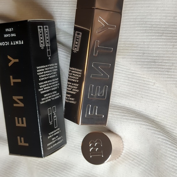 FENTY ICON "The Case" Two-piece Empty Refillable Case, Metallic Nude - Picture 6 of 7